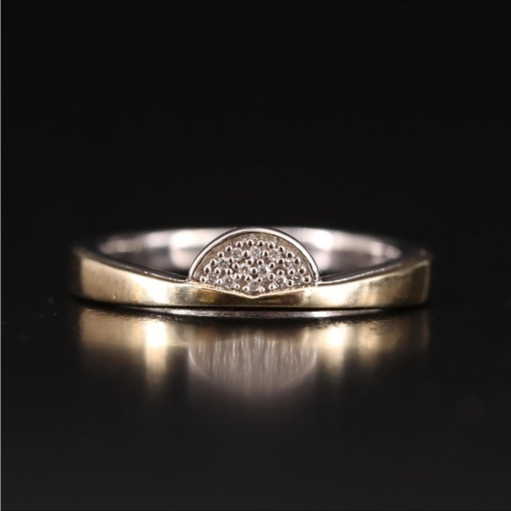 JWBR sterling silver 10k Diamond ring